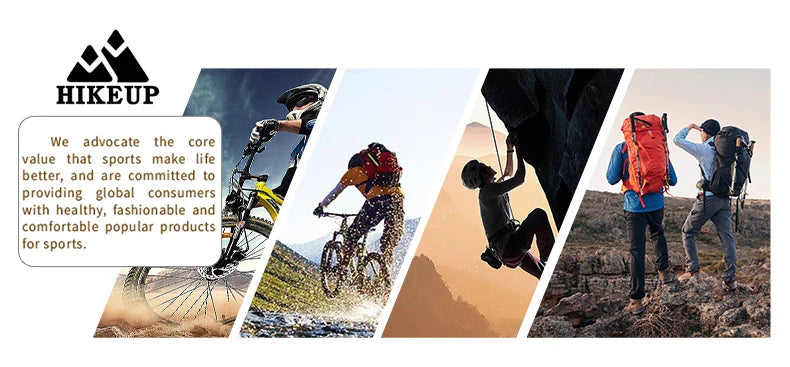 HIKEUP Non-slip Wear Resistant Outdoor Hiking Shoes Breathable Splashproof Climbing Men Sneaker Trekking Tourism Mountain Shoes