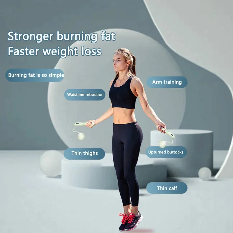 Counting Jump Rope Training Jump Rope Adjustable Digital Jump Rope Skipping Long Jump Rope for Gym Fitness Exercise